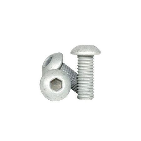 #10-32 Socket Head Cap Screw, Zinc Plated Alloy Steel, 1/4 In Length, 100 PK